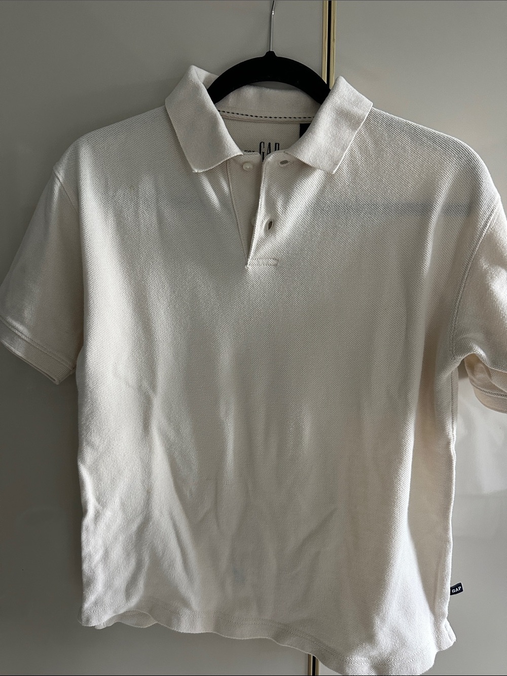 GAP boys Polo Shirt in Cream